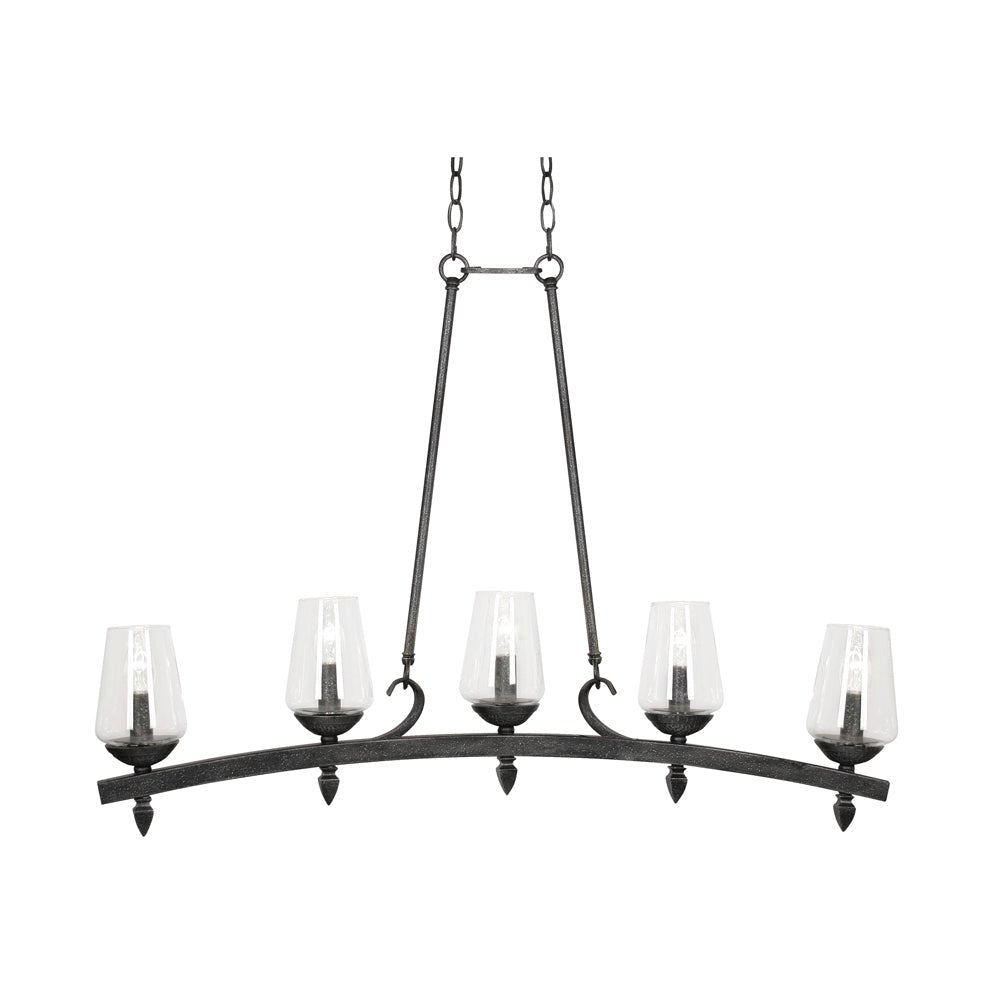 Oaks Lighting - Corfe French Medieval Style Bar Ceiling Light - Luminosity Designs Ltd