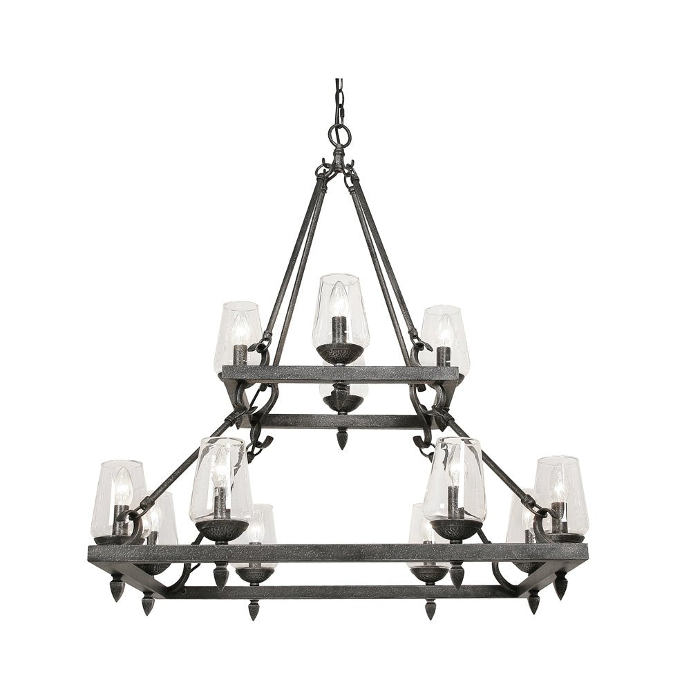 Oaks Lighting - Corfe French Medieval Style Chandelier - Luminosity Designs Ltd