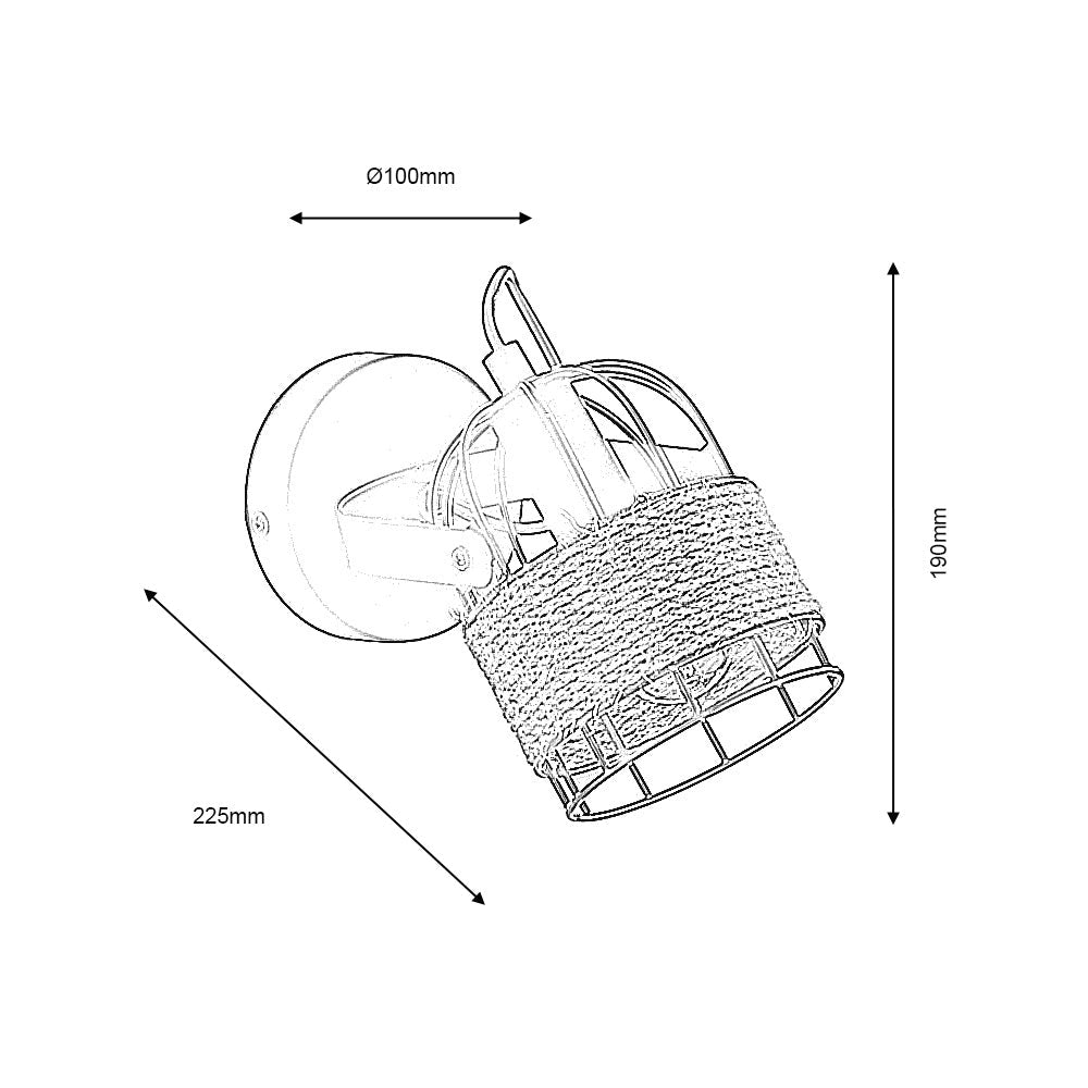 Oaks Lighting - Craco Wall Light - Luminosity Designs Ltd
