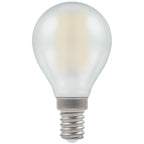 Crompton - Crompton 5w PEARL Warm White 2700k Dimmable LED Round Golfball Bulb, 40w Equivalent - Luminosity Designs Ltd