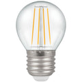 Crompton - Crompton 5w Warm White 2700k Clear Dimmable LED Round Golfball Bulb, 40w Equivalent - Luminosity Designs Ltd