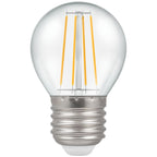 Crompton - Crompton 5w Warm White 2700k Clear Dimmable LED Round Golfball Bulb, 40w Equivalent - Luminosity Designs Ltd
