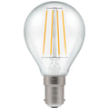 Crompton - Crompton 5w Warm White 2700k Clear Dimmable LED Round Golfball Bulb, 40w Equivalent - Luminosity Designs Ltd