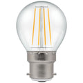Crompton - Crompton 5w Warm White 2700k Clear Dimmable LED Round Golfball Bulb, 40w Equivalent - Luminosity Designs Ltd