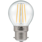 Crompton - Crompton 5w Warm White 2700k Clear Dimmable LED Round Golfball Bulb, 40w Equivalent - Luminosity Designs Ltd