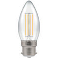 Crompton CLEAR 4000K, Cool White, 5w, 40w Equivalent Dimmable Filament LED Candle Bulb (470lm) - Luminosity Designs Ltd