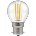Crompton - Crompton Clear 6.5w High Power LED Round Golfball Bulb, Equivalent to 60w. NON DIMMABLE - Luminosity Designs Ltd