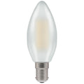 Crompton - Crompton PEARL 5w, 40w Equivalent Dimmable Filament LED Candle Bulb (470lm) - Luminosity Designs Ltd