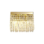 Luminosity Designs - Cruise Crystal 29x13cm Rectangular Small Wall Lamp, 2 Light E14 - Luminosity Designs Ltd