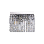 Luminosity Designs - Cruise Crystal 29x13cm Rectangular Small Wall Lamp, 2 Light E14 - Luminosity Designs Ltd