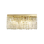 Luminosity Designs - Cruise Crystal 50x24cm Rectangular Large Wall Lamp, 3 Light E14 - Luminosity Designs Ltd