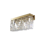 Luminosity Designs - Cruise Crystal 50x24cm Rectangular Large Wall Lamp, 3 Light E14 - Luminosity Designs Ltd