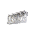 Luminosity Designs - Cruise Crystal 50x24cm Rectangular Large Wall Lamp, 3 Light E14 - Luminosity Designs Ltd