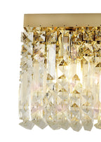 Luminosity Designs - Cruise Crystal 50x24cm Rectangular Large Wall Lamp, 3 Light E14 - Luminosity Designs Ltd