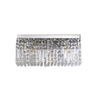 Luminosity Designs - Cruise Crystal 50x24cm Rectangular Large Wall Lamp, 3 Light E14 - Luminosity Designs Ltd