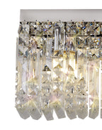 Luminosity Designs - Cruise Crystal 50x24cm Rectangular Large Wall Lamp, 3 Light E14 - Luminosity Designs Ltd