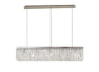 Luminosity Designs - Cruise Rectangular Pure Crystal 102x9cm Linear Pendant Chandelier, 5 Light E14 - Luminosity Designs Ltd