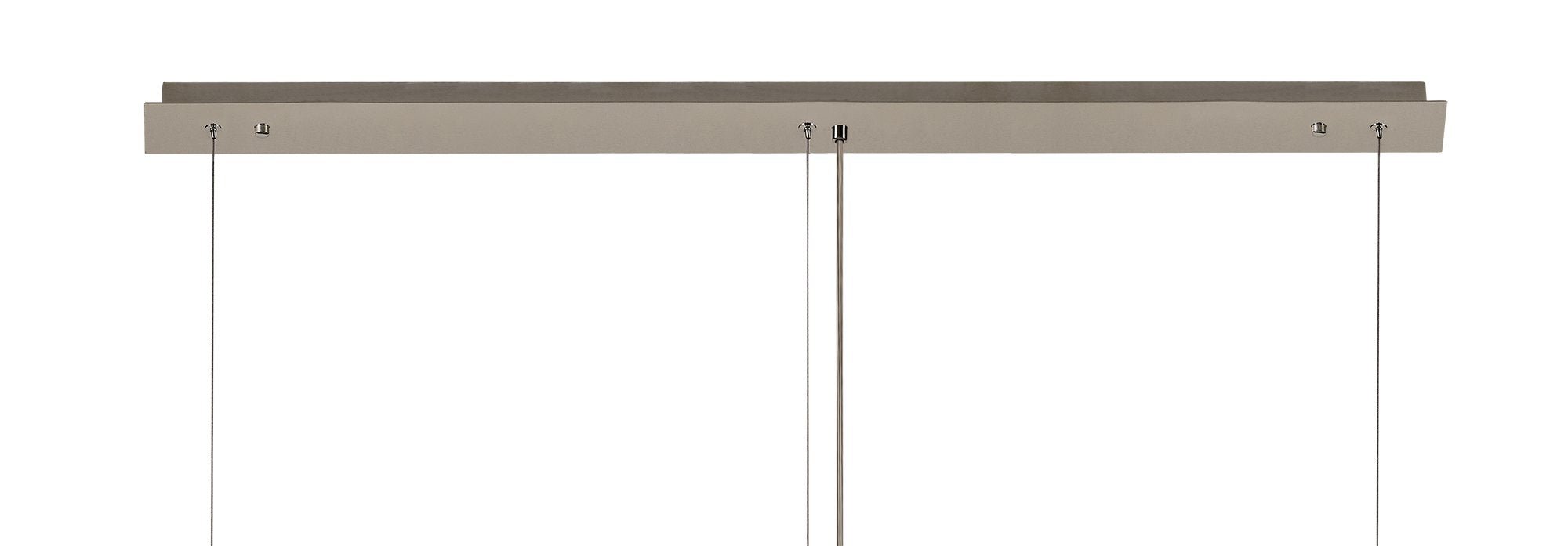 Luminosity Designs - Cruise Rectangular Pure Crystal 102x9cm Linear Pendant Chandelier, 5 Light E14 - Luminosity Designs Ltd