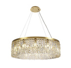 Luminosity Designs - Cruise Round 80cm Round Pendant Chandelier, 12 Light E14 - Luminosity Designs Ltd