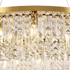 Luminosity Designs - Cruise Round 80cm Round Pendant Chandelier, 12 Light E14 - Luminosity Designs Ltd