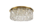 Luminosity Designs - Cruise Round Crystal 65cm Round Flush Chandelier, 8 Light E14 - Luminosity Designs Ltd