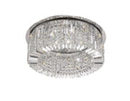 Luminosity Designs - Cruise Round Crystal 65cm Round Flush Chandelier, 8 Light E14 - Luminosity Designs Ltd