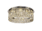 Luminosity Designs - Cruise Round Crystal 65cm Round Flush Chandelier, 8 Light E14 - Luminosity Designs Ltd