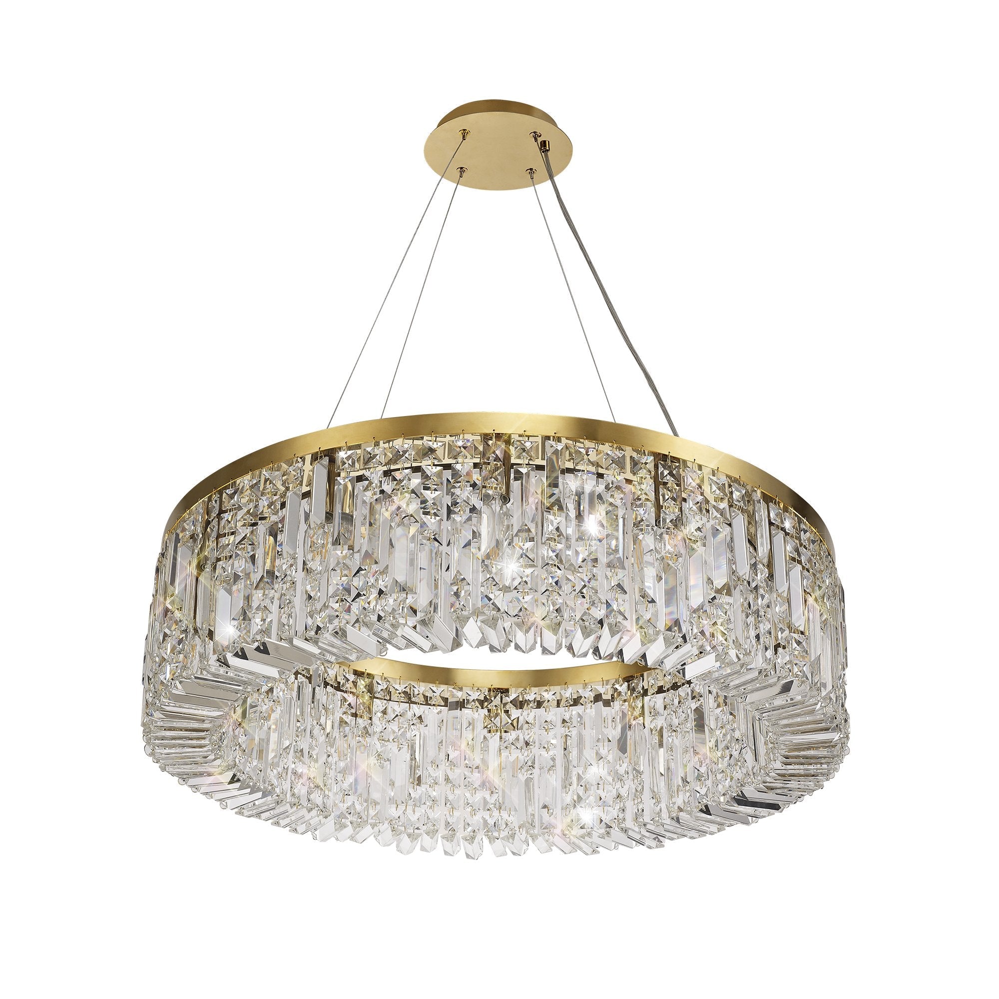 Luminosity Designs - Cruise Round Pendant 60cm Round Pendant Chandelier, 8 Light E14 - Luminosity Designs Ltd