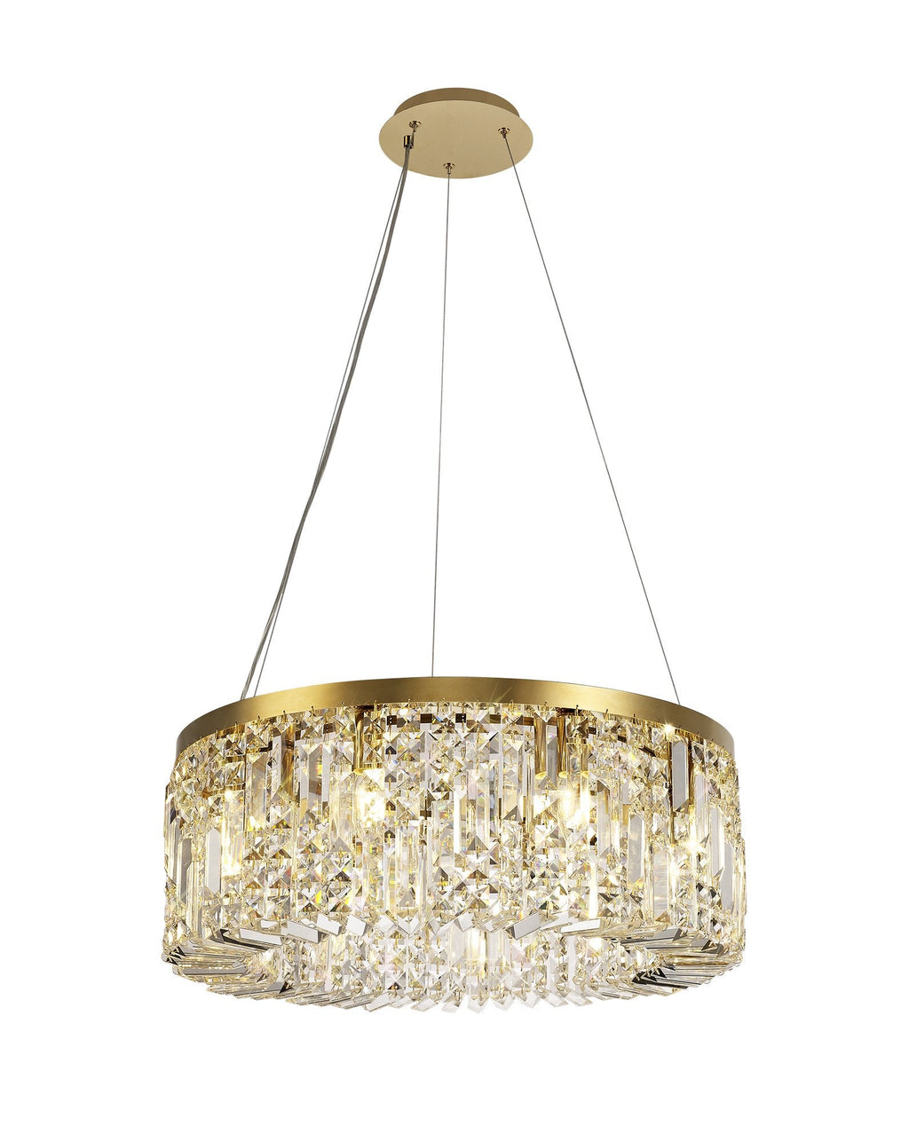 Luminosity Designs - Cruise Round Pendant 60cm Round Pendant Chandelier, 8 Light E14 - Luminosity Designs Ltd
