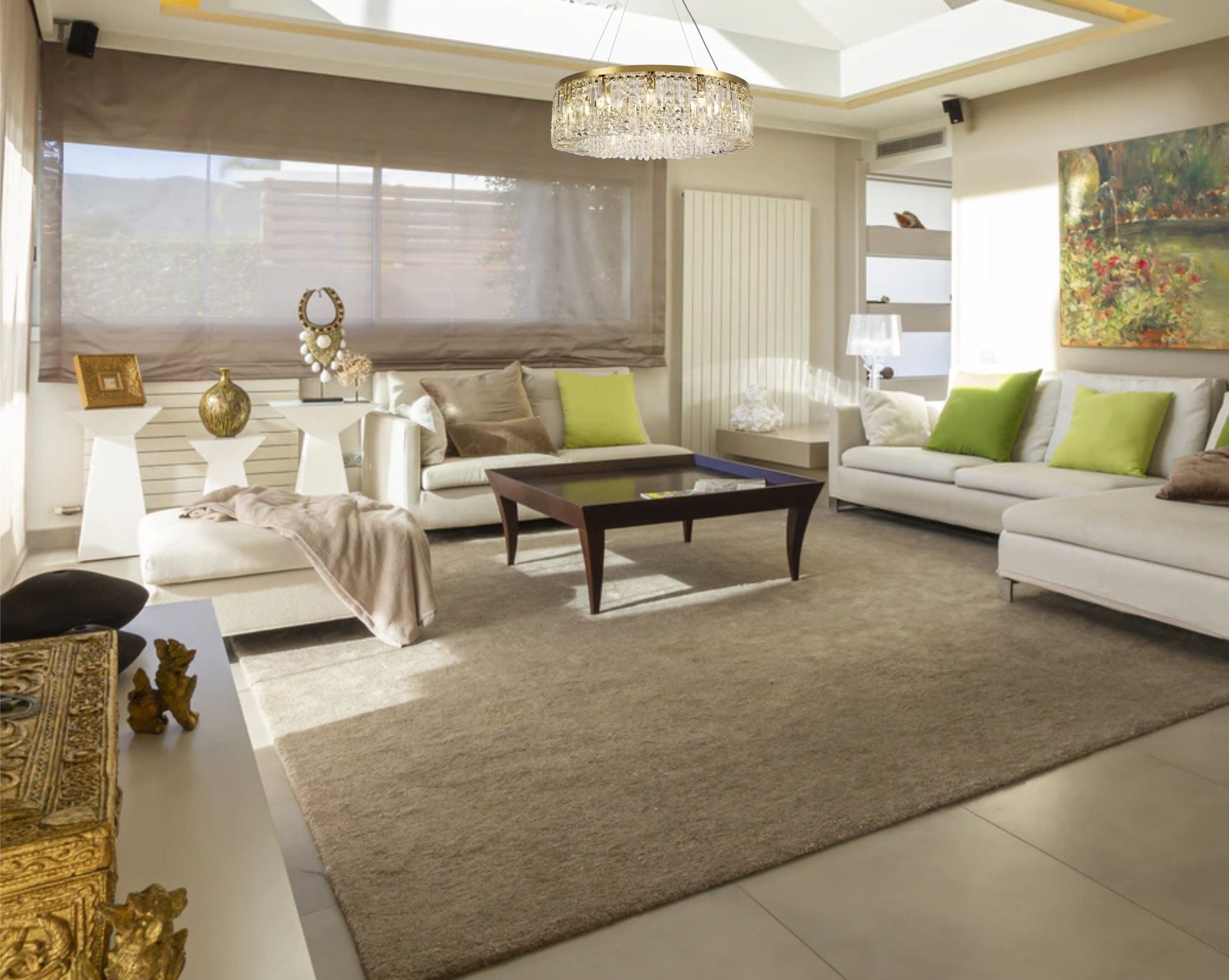 Luminosity Designs - Cruise Round Pendant 60cm Round Pendant Chandelier, 8 Light E14 - Luminosity Designs Ltd