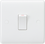 Knightsbridge - Curved Edge 20A Double Pole Appliance Switches - Luminosity Designs Ltd