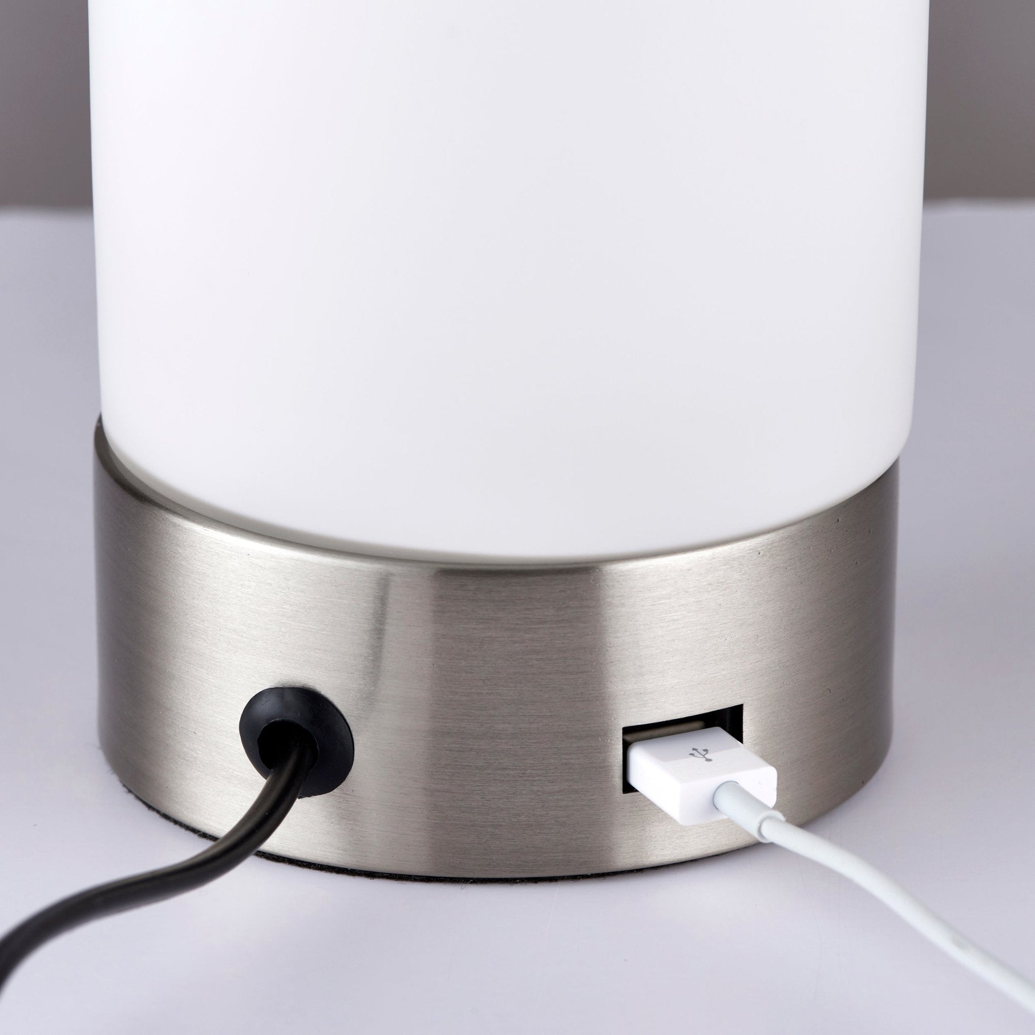Endon - Dara Touch Table Lamp with USB Socket - Luminosity Designs Ltd