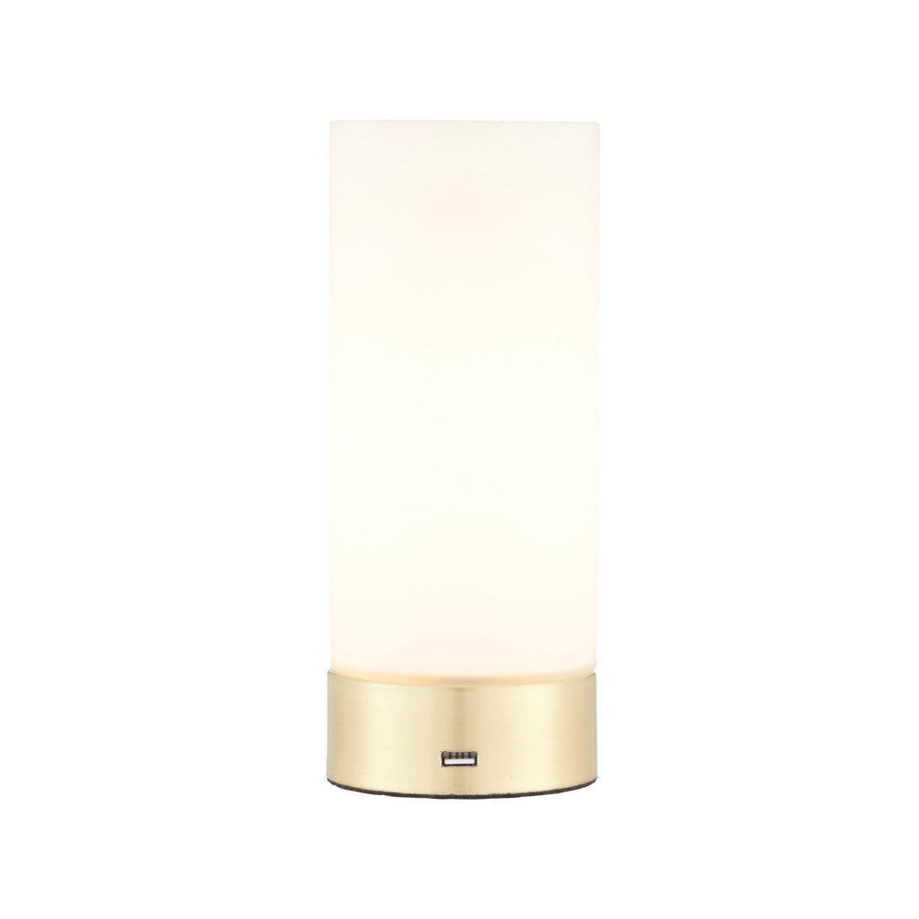 Endon - Dara Touch Table Lamp with USB Socket - Luminosity Designs Ltd
