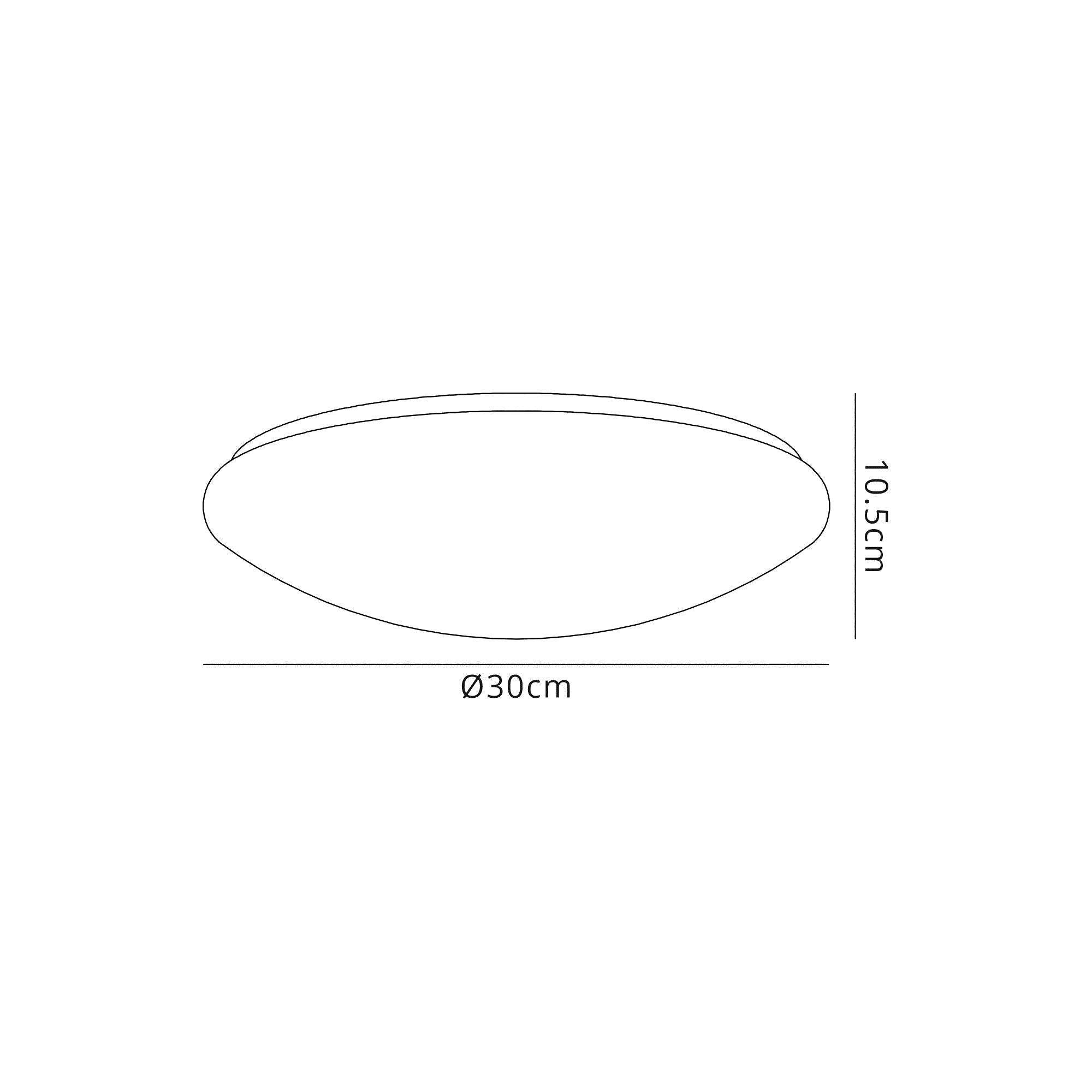 Luminosity Designs - Dawn Ceiling Flush Light - Luminosity Designs Ltd