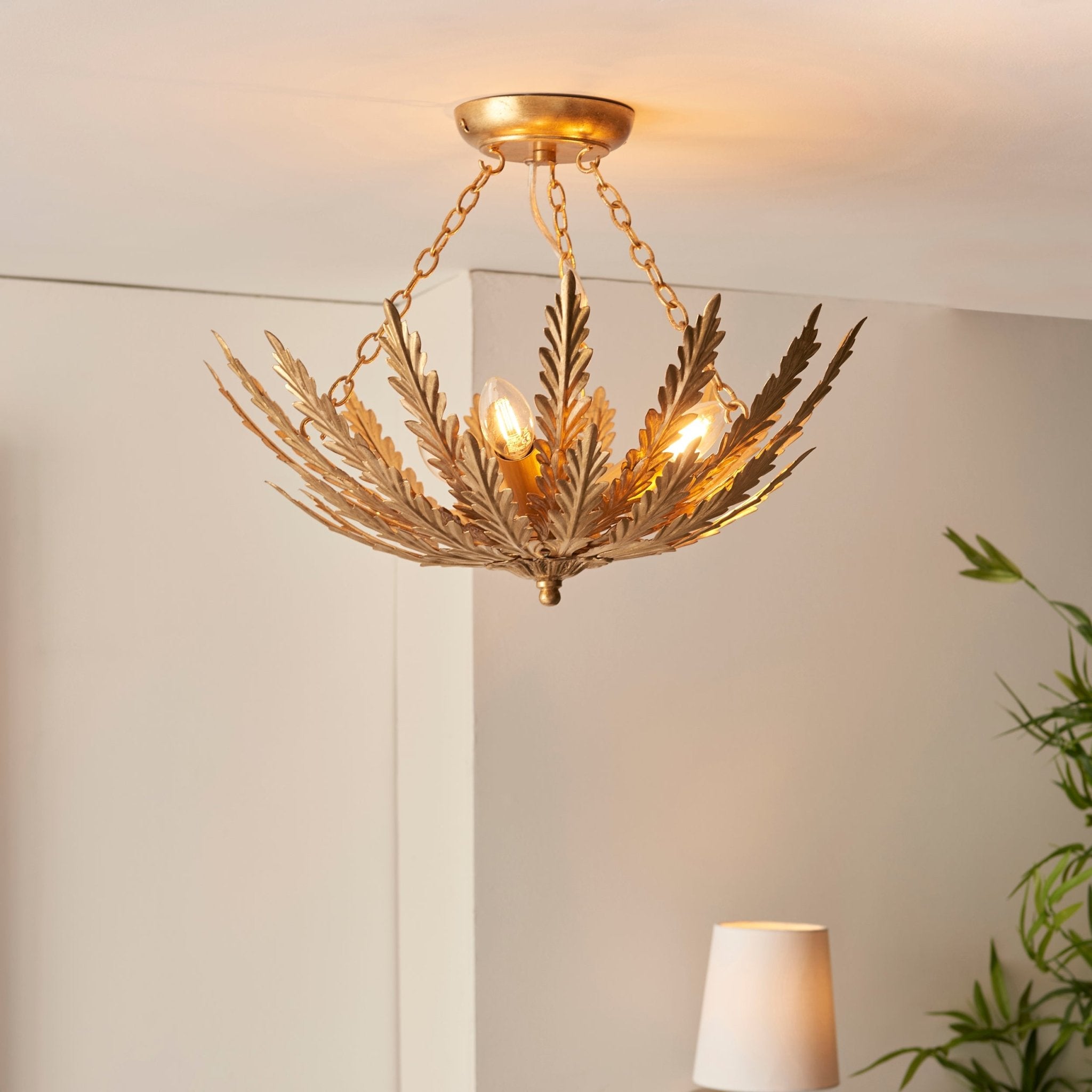 Endon - Delphine Semi Flush Light - Luminosity Designs Ltd