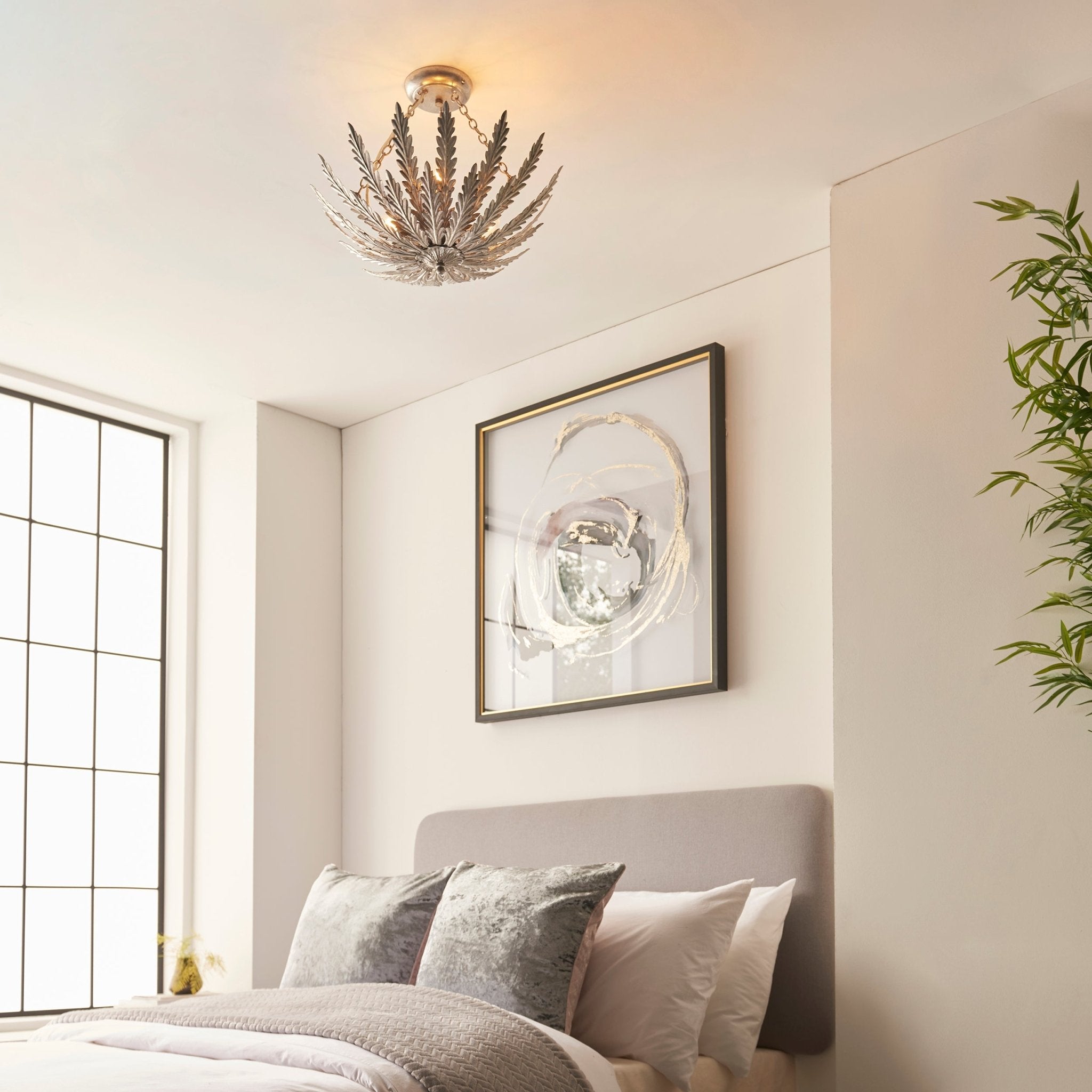 Endon - Delphine Semi Flush Light - Luminosity Designs Ltd