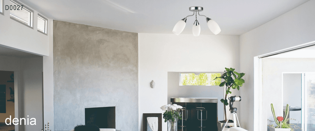 inspired - Denia 3 Arm Ceiling Light - Luminosity Designs Ltd