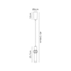 Luminosity Designs - Diva Single Pendant - Luminosity Designs Ltd