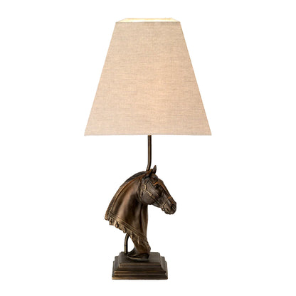 Horse Portrait Table Lamp - Eclipse