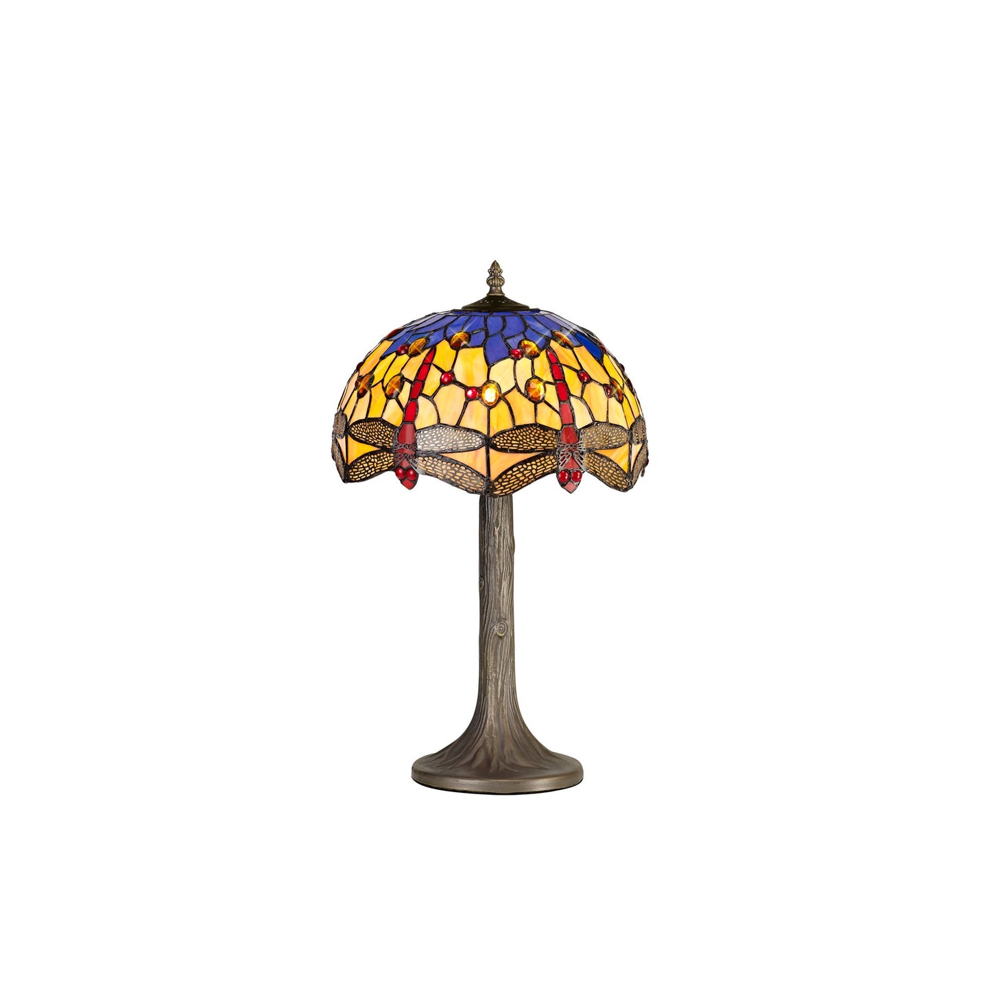 Blue and Yellow Summer Tiffany Table Lamp