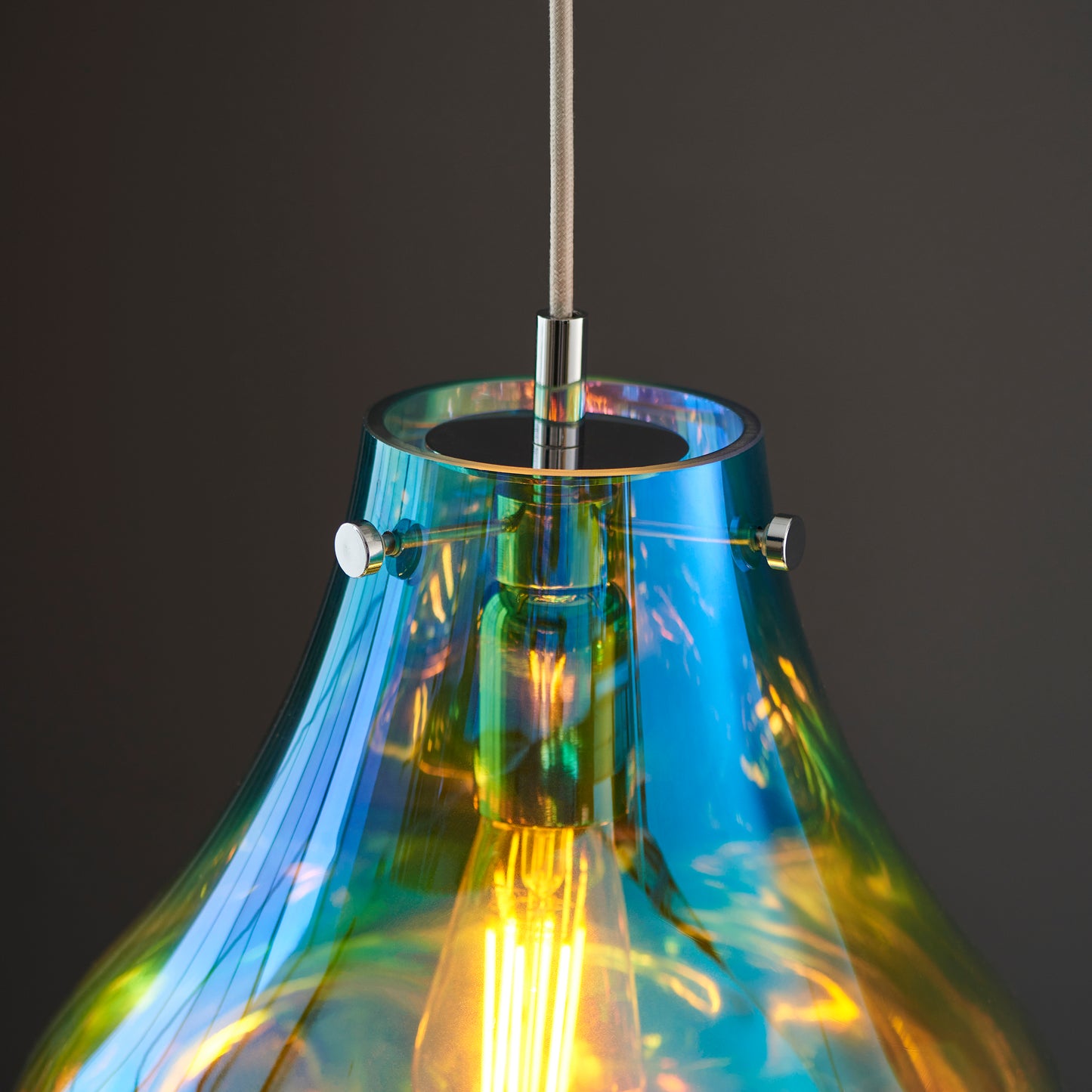 Ether Large Artisan Glass Pendant