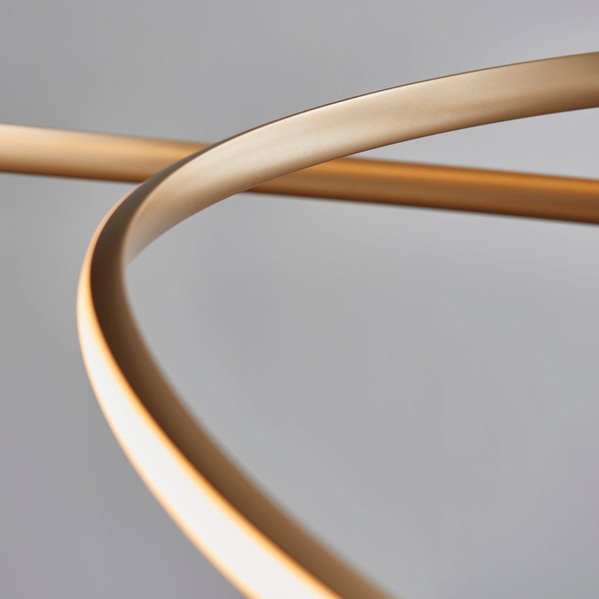 Luminosity Designs - Eddy Satin Gold Neon Light - Luminosity Designs Ltd