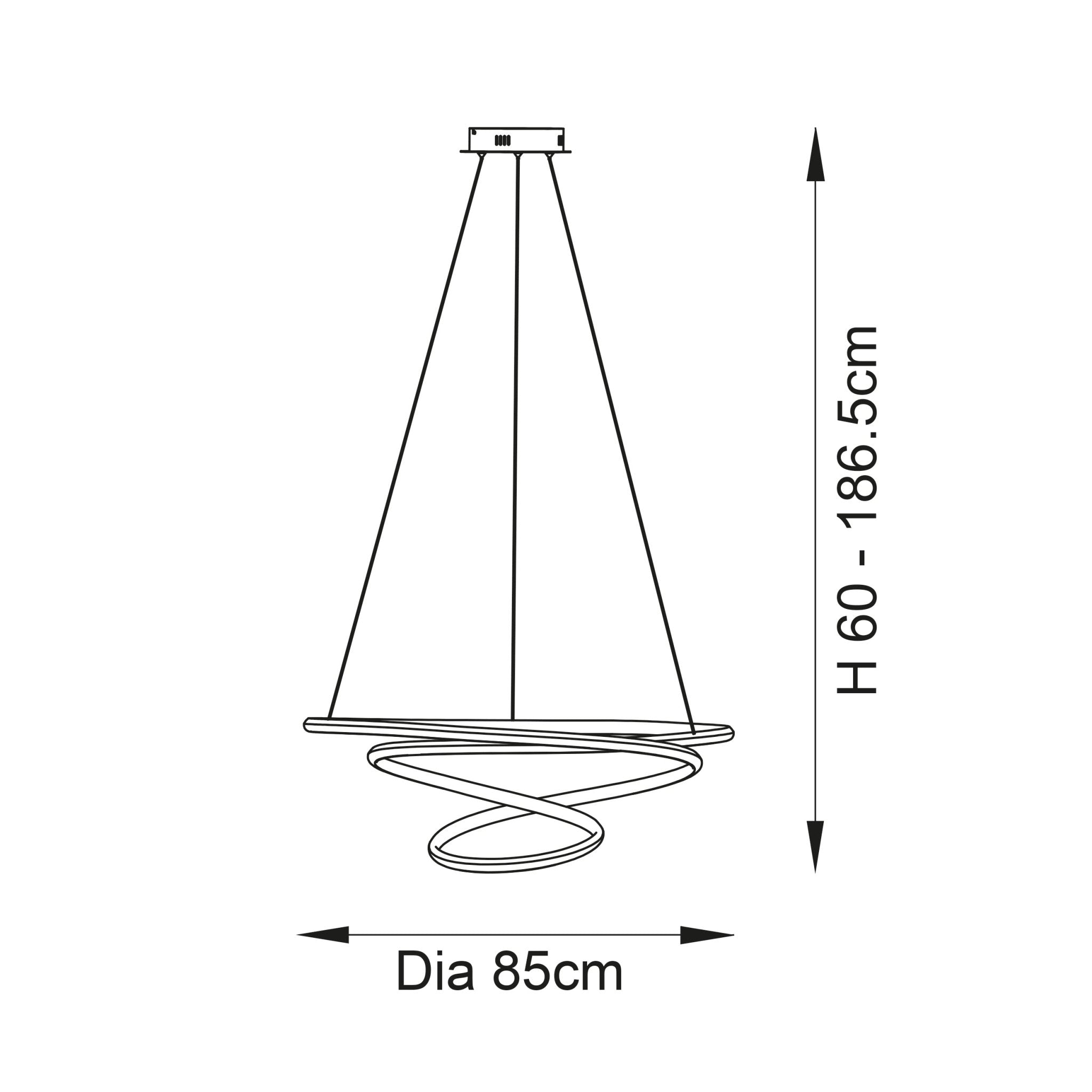 Luminosity Designs - Eddy Satin Gold Neon Light - Luminosity Designs Ltd
