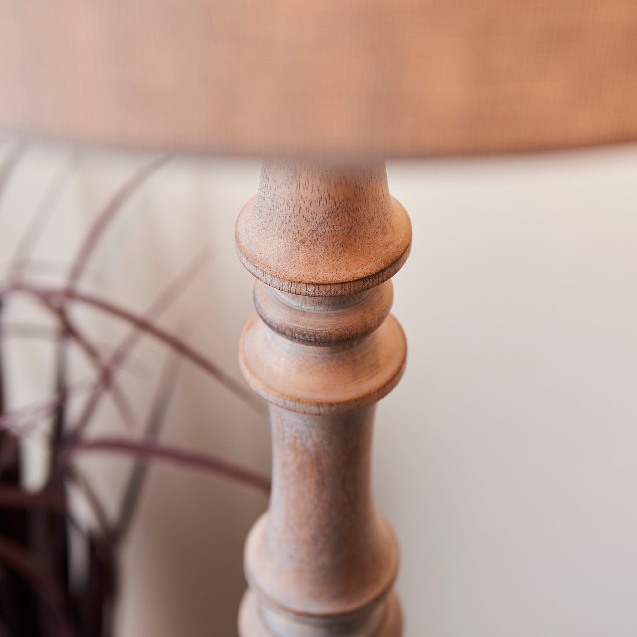 Luminosity Designs - Elijah Rustic Style Wooden Floor Lamp - Luminosity Designs Ltd