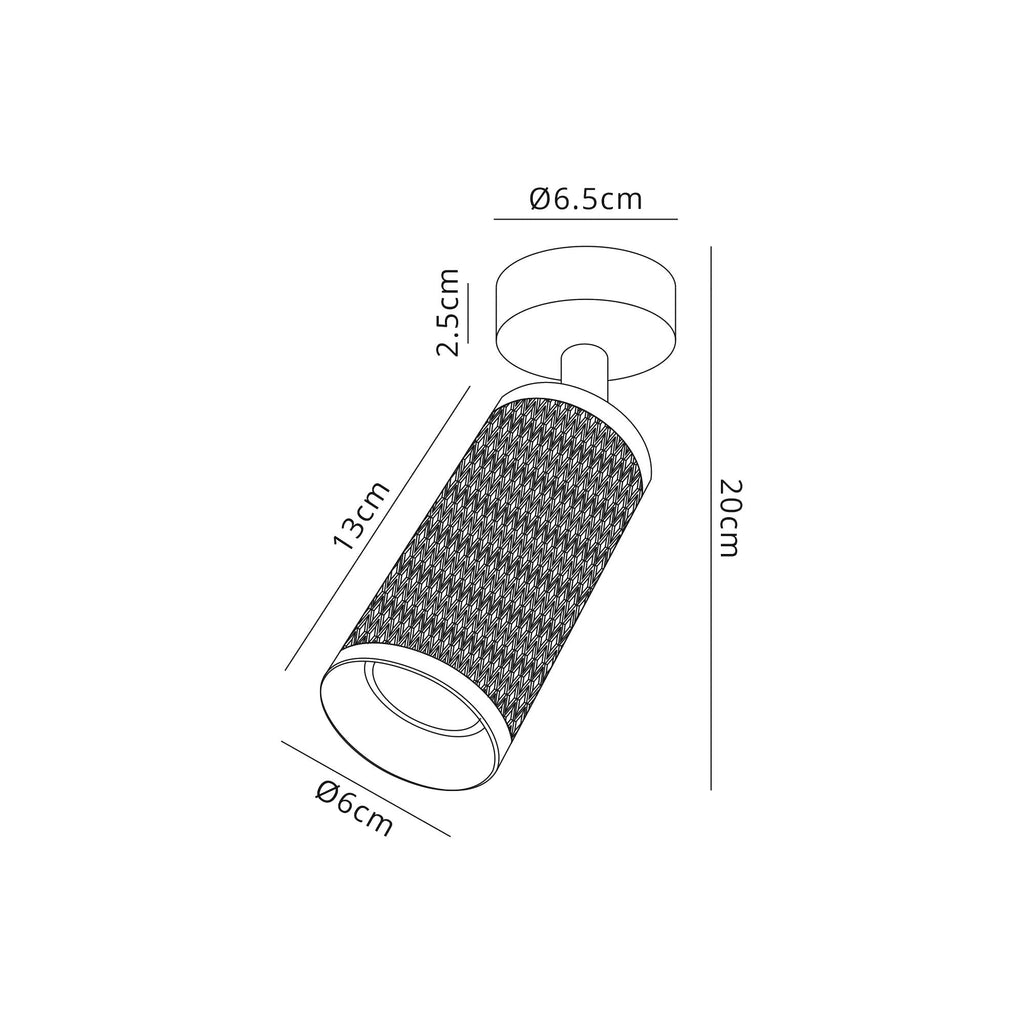 Luminosity Designs - Ellie Mounted Spot Light - Luminosity Designs Ltd