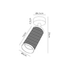 Luminosity Designs - Ellie Mounted Spot Light - Luminosity Designs Ltd