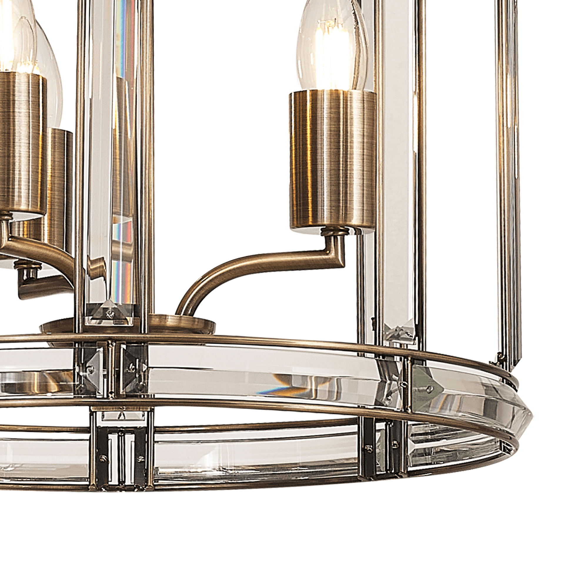 Luminosity Designs - Elsa Crystal Column Lantern - Luminosity Designs Ltd