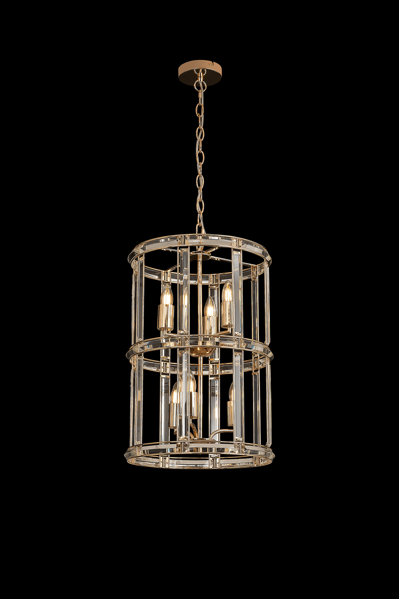 Luminosity Designs - Elsa Crystal Column Lantern - Luminosity Designs Ltd