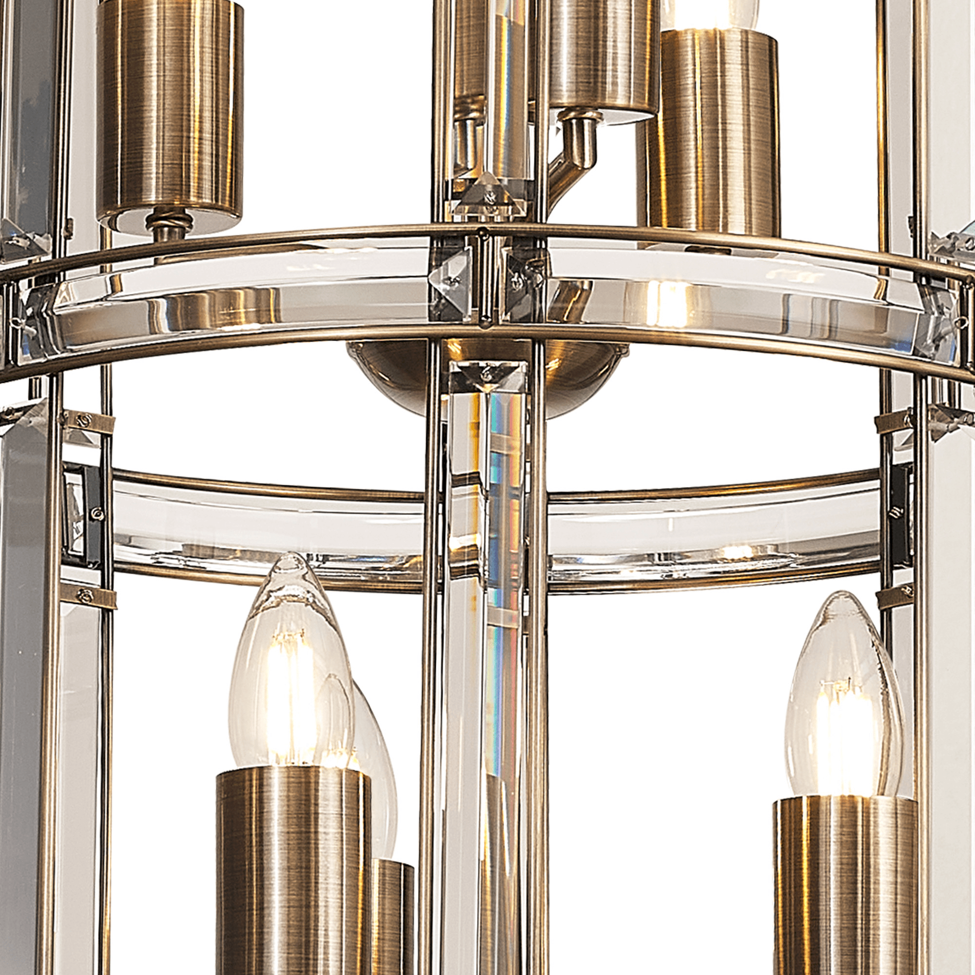 Luminosity Designs - Elsa Crystal Column Lantern - Luminosity Designs Ltd