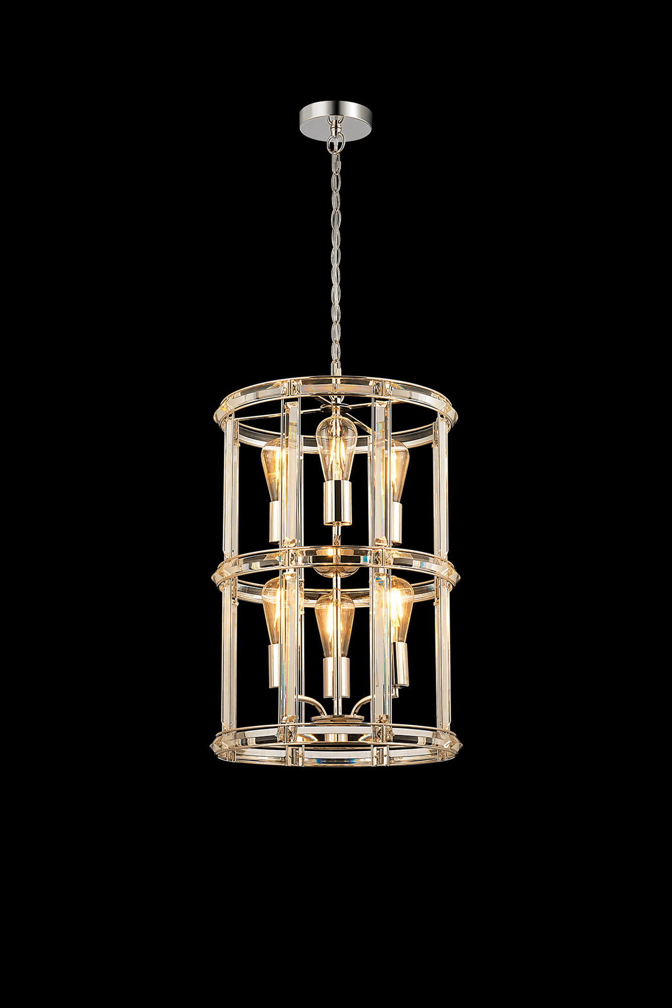 Luminosity Designs - Elsa Crystal Column Lantern - Luminosity Designs Ltd